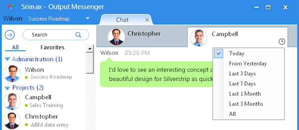 Filter messages