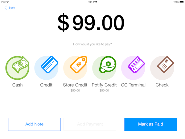 Payment methods