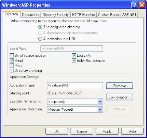 ASP properties