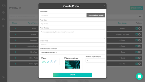Create portal