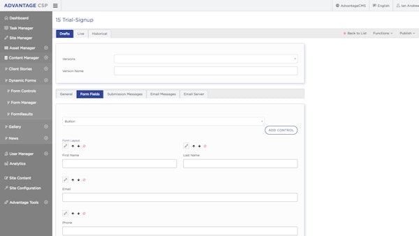 Form manager