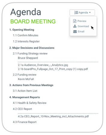 Agenda