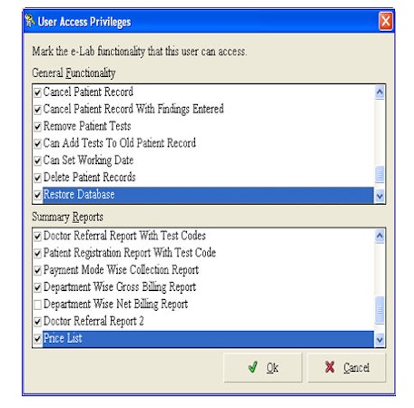 User-access privileges