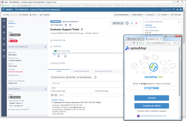 Autotask integration
