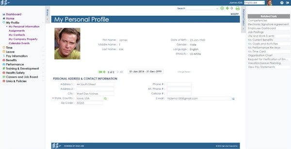 Personal profile