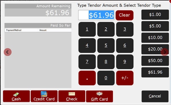 Payment options