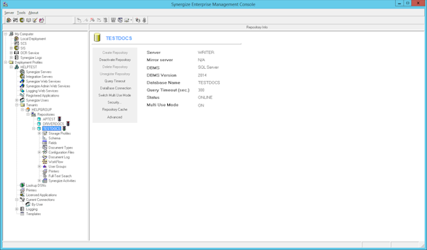 Enterprise console