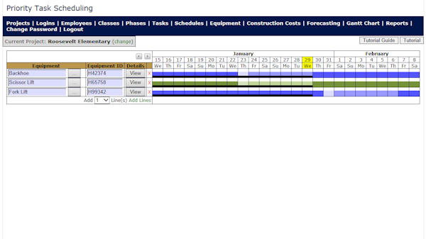 Equipment tracker