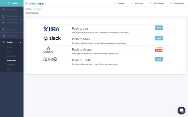 Integrations