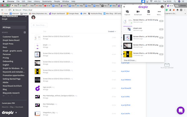 File list