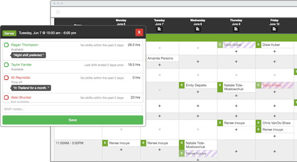 Scheduling