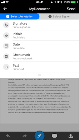 Select annotation