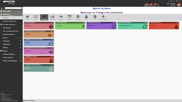 Purchasing widget