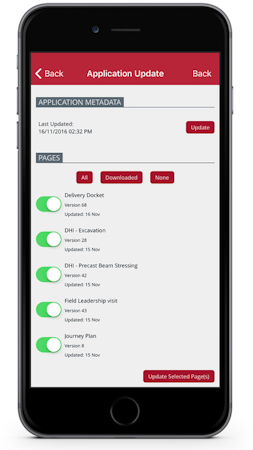 Update application