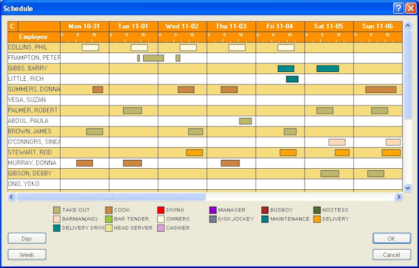 Schedule