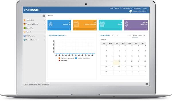Missio dashboard