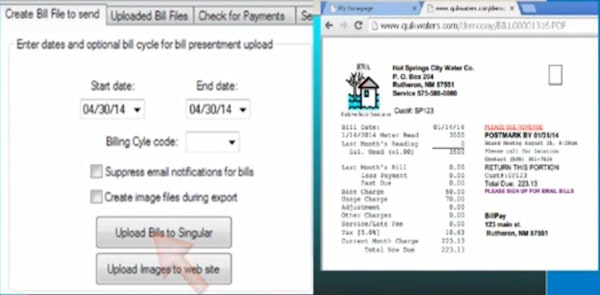Upload bills