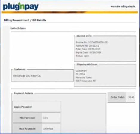 Bill details