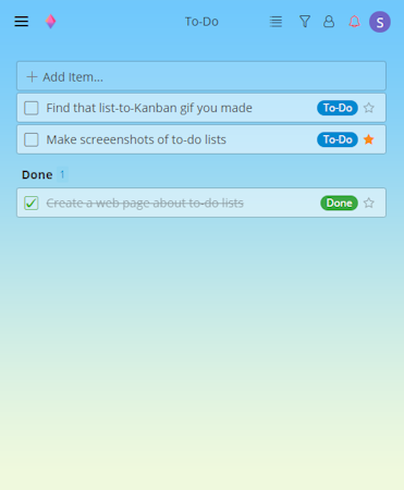 To-do lists