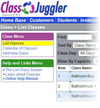 Class list