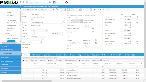 Cost management