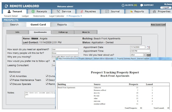 Lead tracking