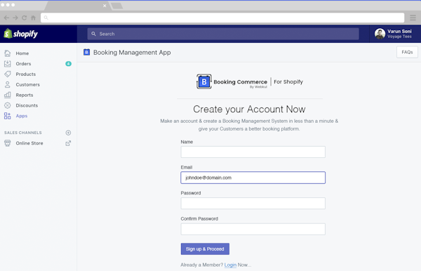 Shopify integration