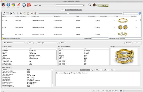Jewelry inventory control