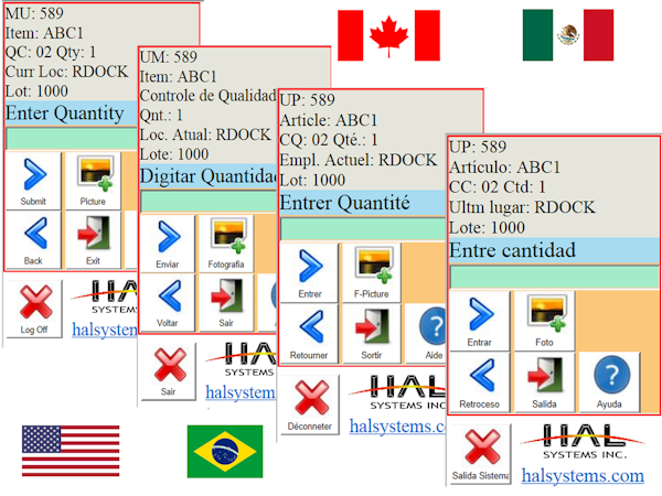 Multilingual at operator level