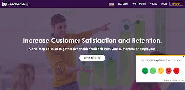 On-site widget