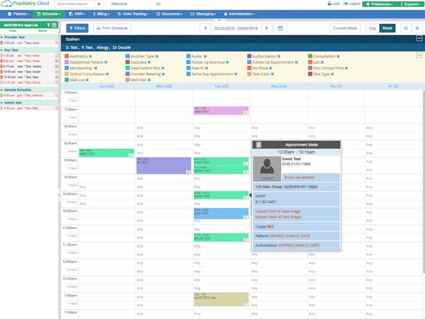 Appointment scheduler
