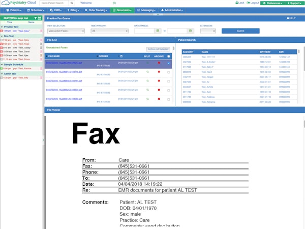 Fax queue