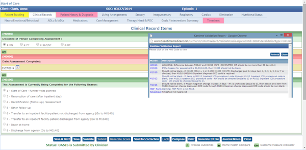 OASIS validation tool