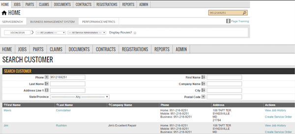 Home search customer