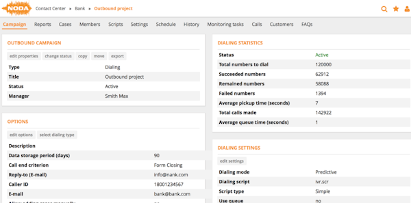 Outbound projects