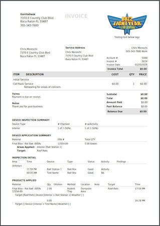 Create work order