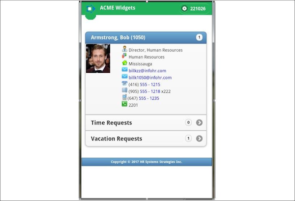 Employee profile