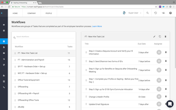 Workflows