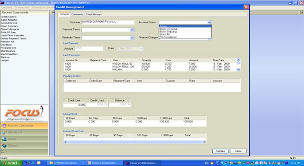Credit management