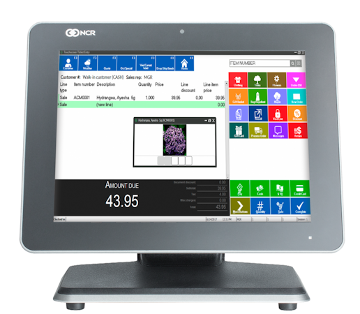Rapid Garden POS modern intuitive interface