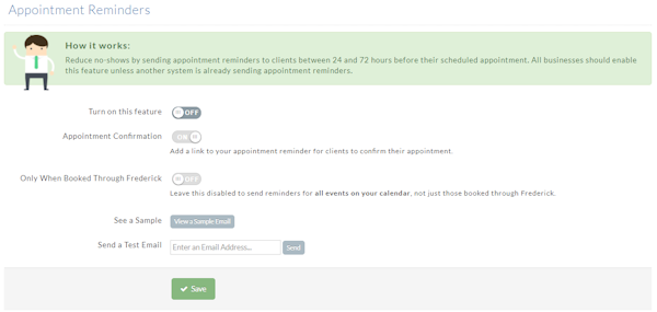 Appointment reminders