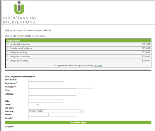 Event registration