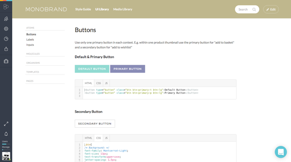 Pattern library