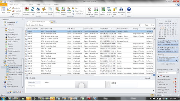 Work orders