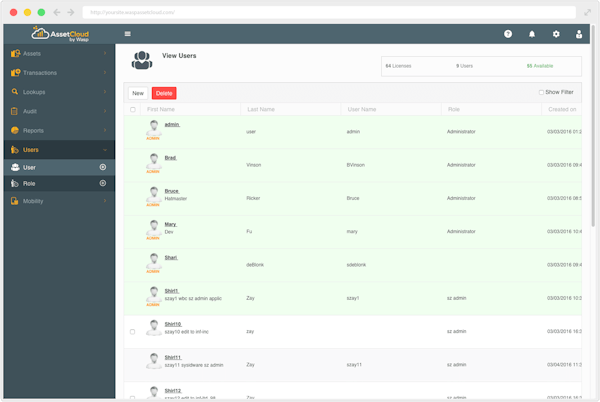View users