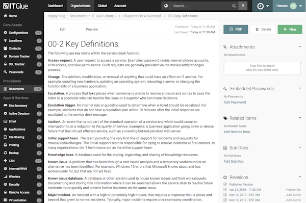 Document editor