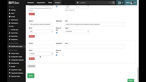 Flexible asset design