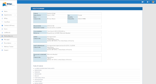 Medical record