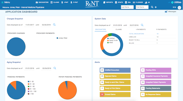 Desktop dashboard