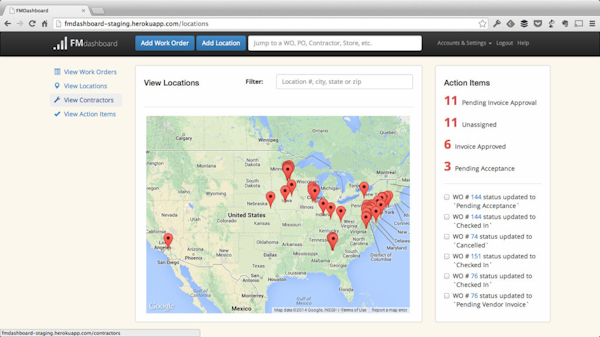 Manage all of your locations